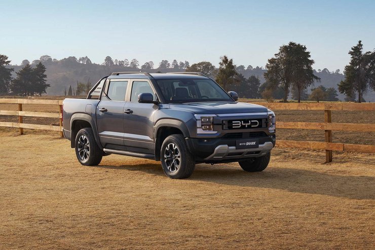 BYD Shark 2024, новый BYD Shark, пикап BYD, BYD Shark, BYD Shark