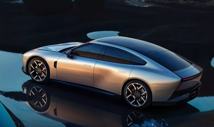 новый Xpeng P7, электромобиль Xpeng