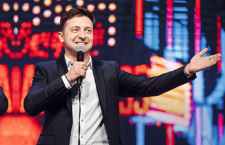 Зеленский на сцене "95 квартала"