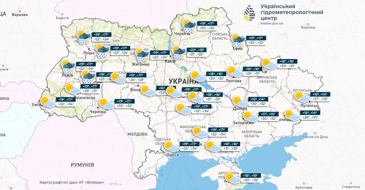 україна, погода в україні