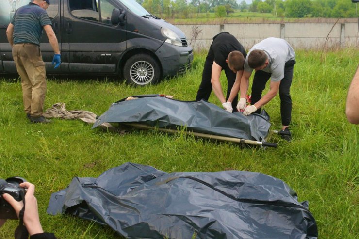 Убиті окупантами мирні жителі в Київській області