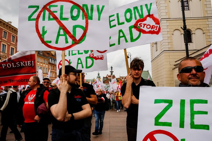 Польша, фермеры, протесты, зеленый курс, климат, фейки