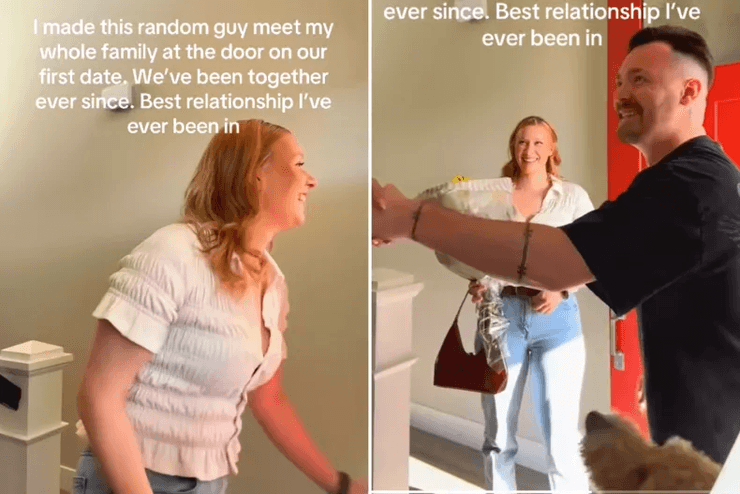 Девушка решила познакомить парня со своей семьей перед первым свиданием