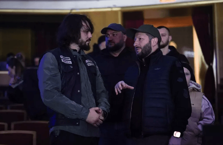 Голова Хмельницької ОВА Сергій Тюрін і організатор M13 FIGHTS Артем Грот