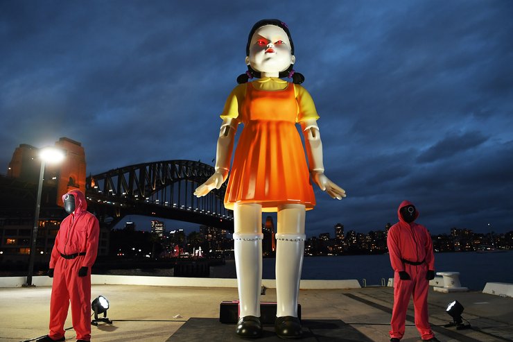 Гра в кальмара, серіал, скріншот