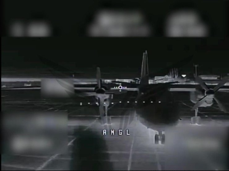 Скриншот видео с атакой ВС РФ на Ан-26 под Николаевом, фото 29 декабря