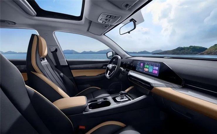 Салон Geely Haoyue, Geely Haoyue Pro, новый Geely Haoyue Pro, кроссовер Geely