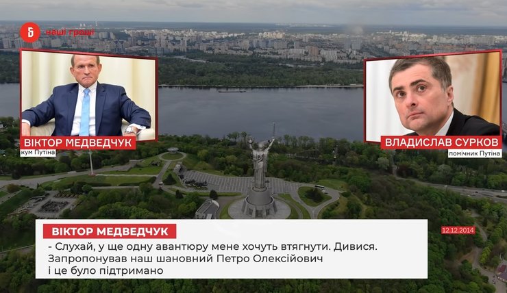 Виктор Медведчук, Владислав Сурков, Денис Бигус, пленки Медведчука