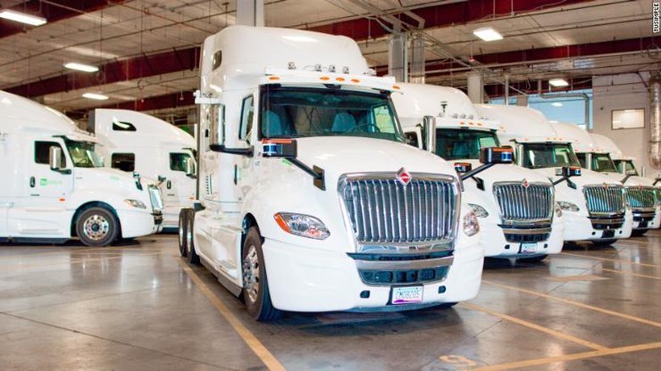 TuSimple, автономные грузовики, беспилотный грузовик, испытания беспилотника, грузовики TuSimple