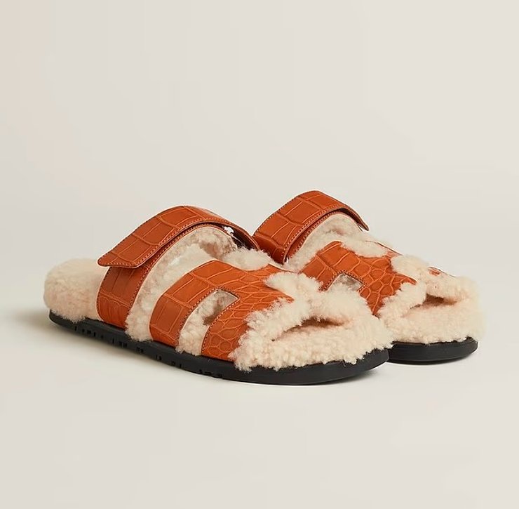 Hermès Chypres, шльопанці