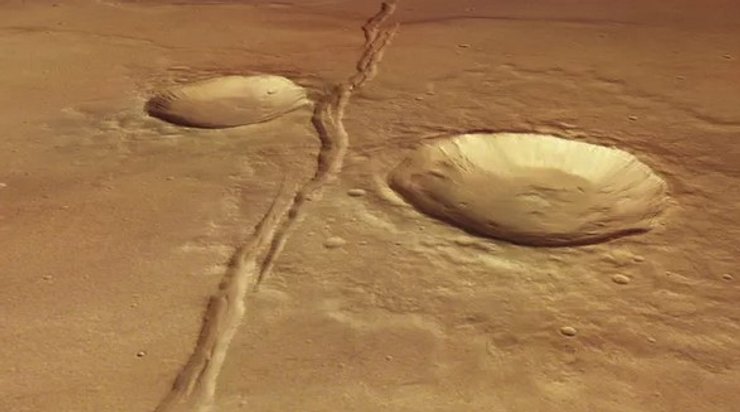 Марс озеро Эридания