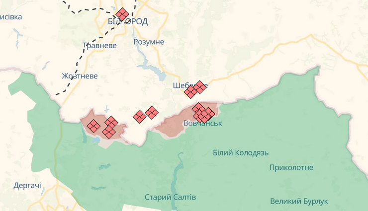 Приграничная территория Харьковской области
