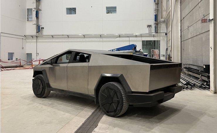 Пикап Tesla Cybertruck, Tesla Cybertruck 2024, Tesla Cybertruck, новый Tesla Cybertruck, электромобиль Tesla Cybertruck