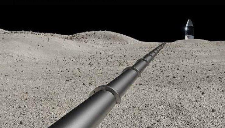 трубопровод, Луна