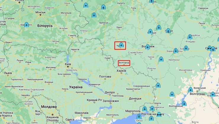Удары по РФ, военные аэродромы, Курск, Белгород, западное оружие