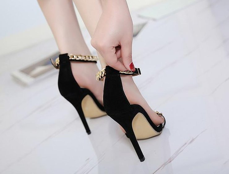 обувь с цепочками 2021 лето