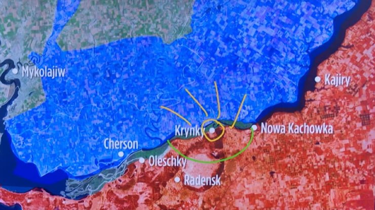 Крынки на карте, Крынки, Крынки Херсон, карта боевых действий, Крынки Херсонская область на карте, карта Херсонской области