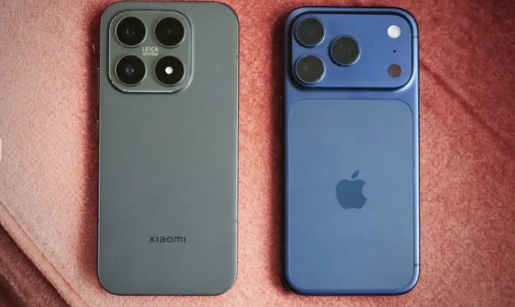 Xiaomi 17 і iPhone 17