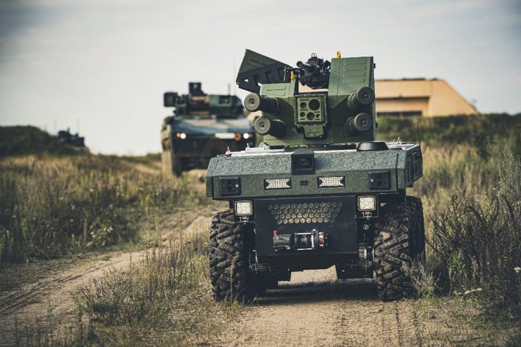 Система GNOM є колісною наземною платформою