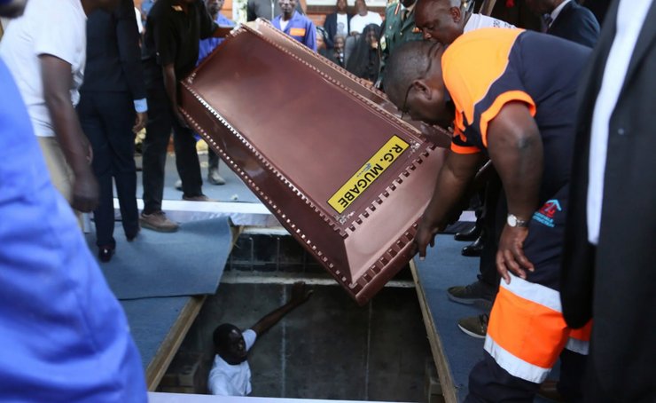 похороны, роберт мугабе