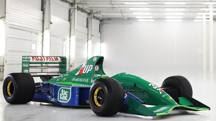 Jordan 191 Михаэля Шумахера, который выставлен на продажу