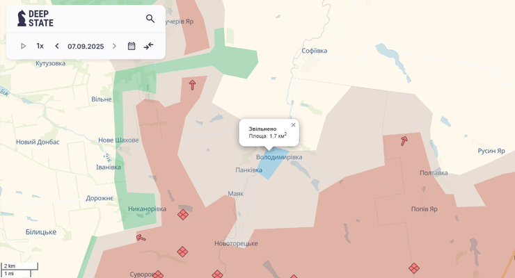 Володимирівка звільнення