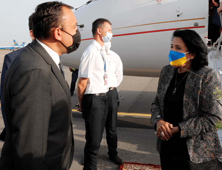 Саломе Зурабішвілі, Саломе Зурабішвілі в Україні, президент Грузії Саломе Зурабішвілі