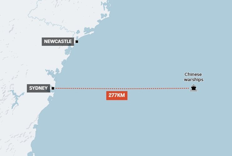 Китайські кораблі, австралія, китайський флот, китай