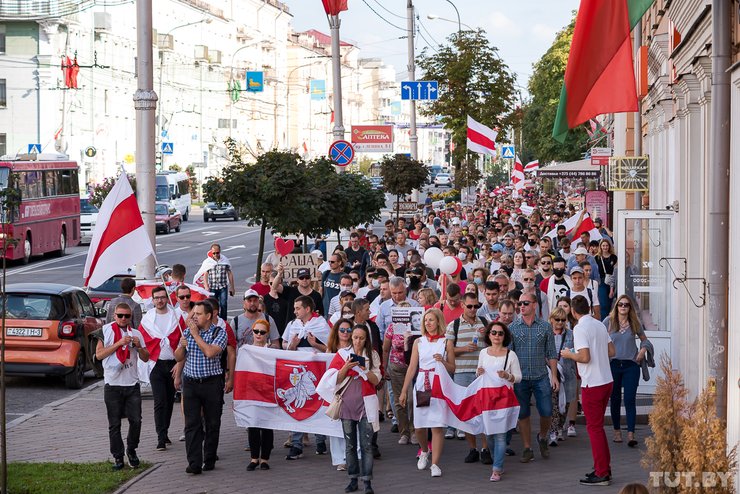 беларусь, митинги, брест , марш