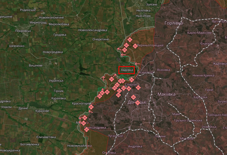 мапа бойових дій