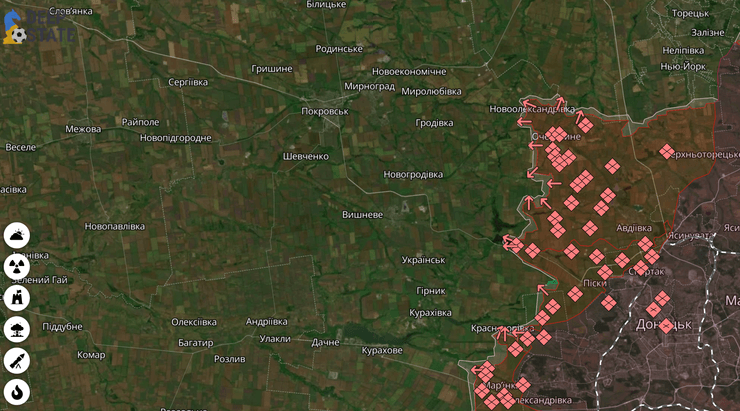 Карта бойових дій