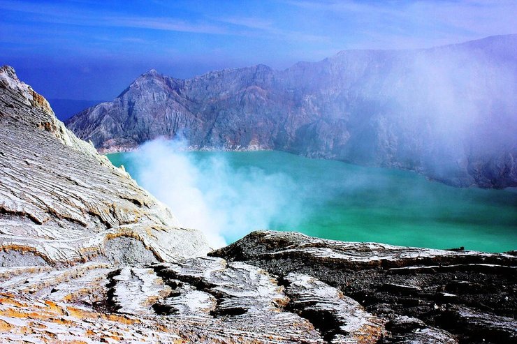 планета, природа, виверження вулкана, історія, Вулканічний комплекс Кава-Іджен, острів ява