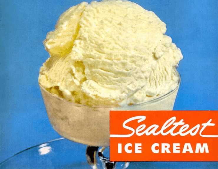 Шарик мороженого, 1950 год, цена на мороженое