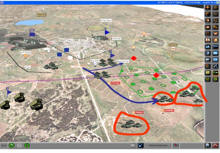 компьютер, цаяд, карта, армия, израиль, цахал