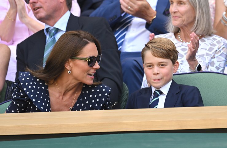 Кейт Миддлтон и принц Джордж