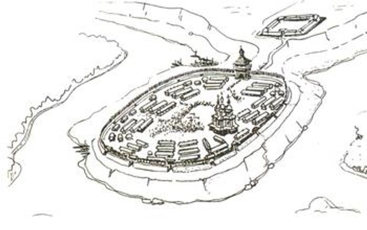 Чортомлицька Січ розсташована на острові