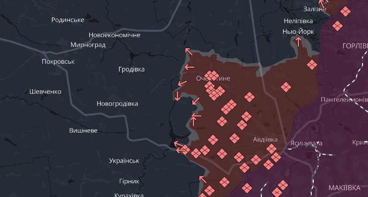 Карта бойових дій