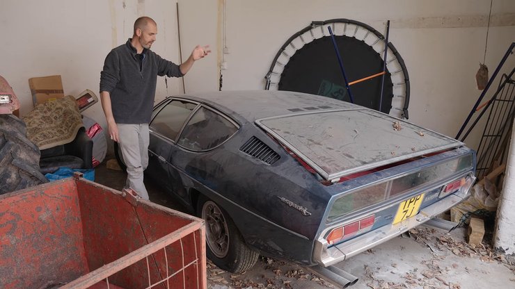 Lamborghini Espada, Lamborghini Espada 1971, заброшенные авто, суперкар Lamborghini
