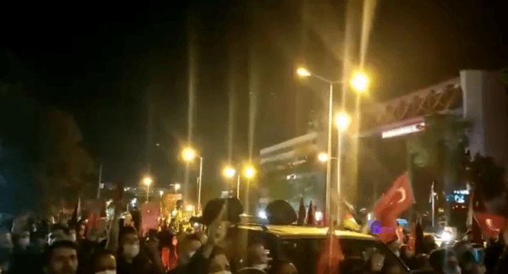 турция, демонстрация, поддержка, палестина, фото