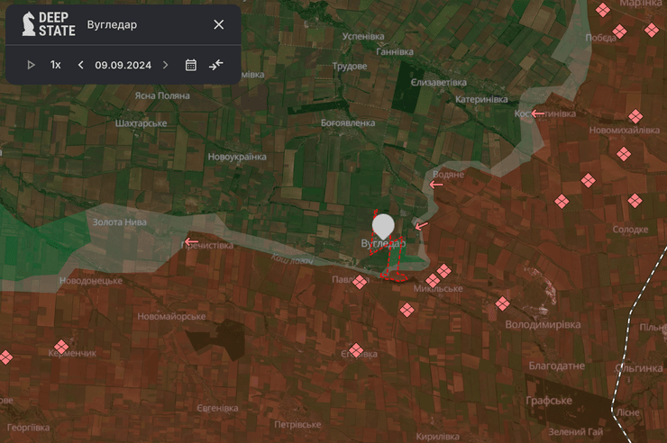 Карта бойових дій