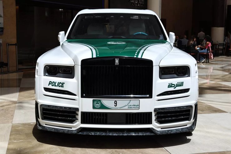 полицейский роллс-ройс, Rolls-Royce Cullinan, Rolls-Royce Cullinan Mansory, полицейский Rolls-Royce, тюнинг Rolls-Royce, кроссовер Rolls-Royce
