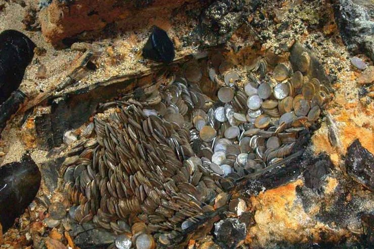 клад, судно, затонувший корабль, подводные клады, подводная археология, клады на дне моря