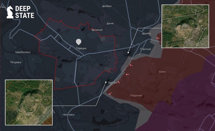 Карта боевых действий