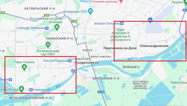 Карта отключений света в Ростове