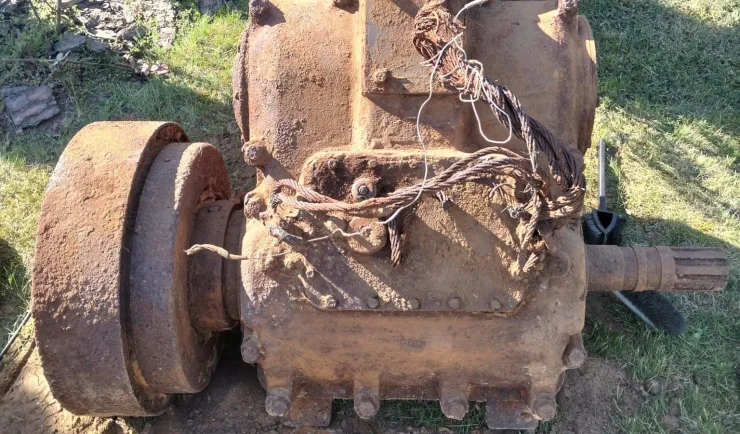 Танк закопали в 1950-х годах