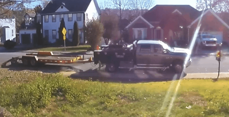 Грузовик с прицепом