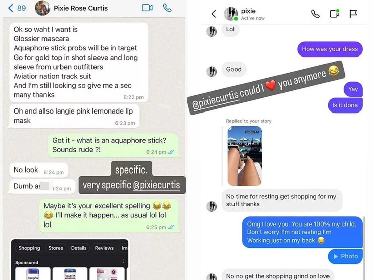 Дочка вимагає дорогі подарунки, листування, мама і дочка, скріншот, Роксі Яценко, Піксі,