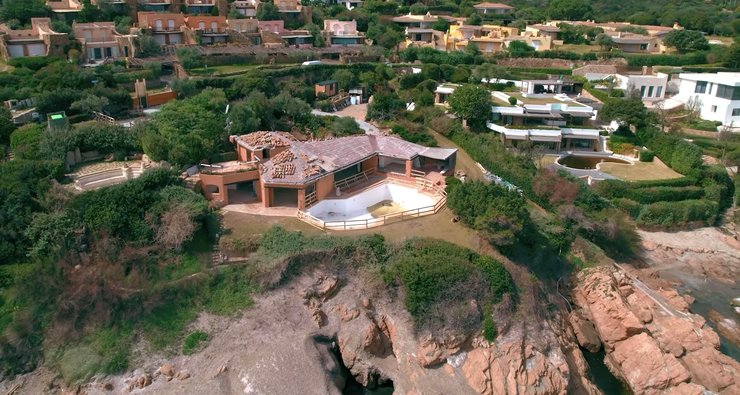 вилла на сардинии, яхта усманова, вилла усманова