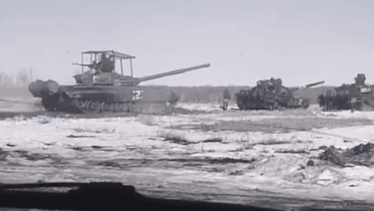 танки рф у границ