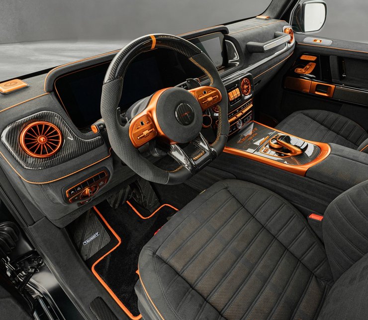 салон гелендвагена, Mercedes-AMG G63 4x4, Mercedes G-Class Mansory, Mercedes G-Class, тюнинг гелендвагена, Mercedes-AMG G63